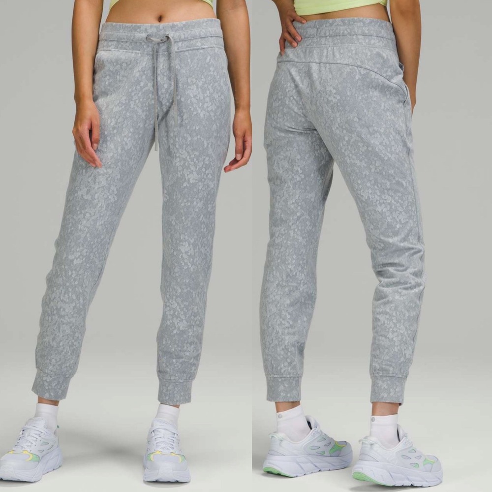 Lululemon Ready To Rulu Jogger Grey Speckle Womens Size 4 Running Yoga Fitness
